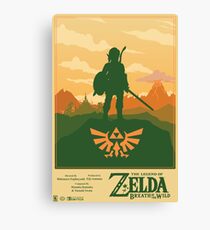 Lienzo Leyenda de Zelda: Aliento del salvaje Cartel