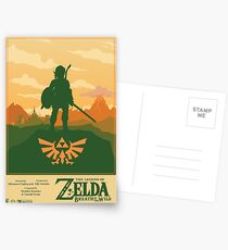 Legend of Zelda: Breath of the Wild Poster Postcards