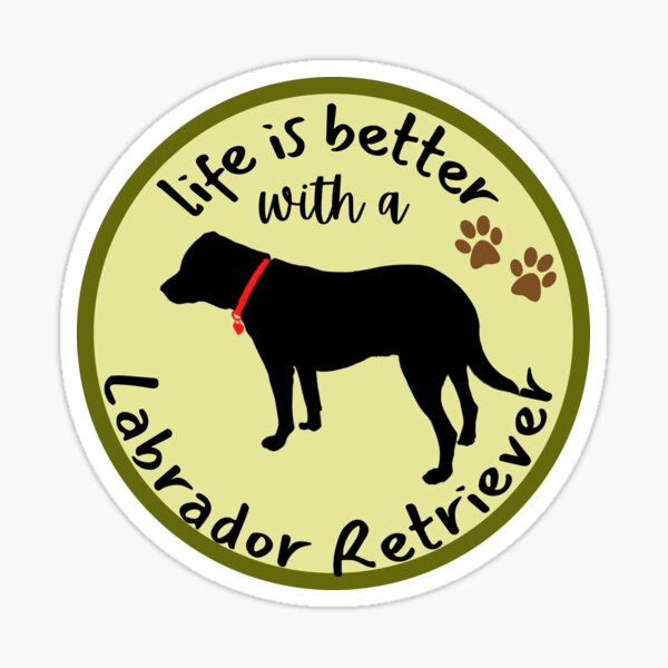 Item preview, Labrador Retriever, das Leben ist besser mit einem Labor designed and sold by BronikowskiART.