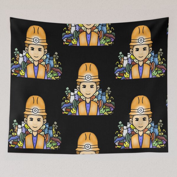 Item preview, Miner doodle designed and sold by TracyWa2088488.