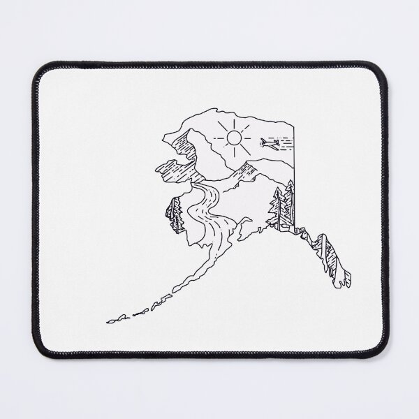Item preview, Alaska Landscape Outline designed and sold by catherinekifer.