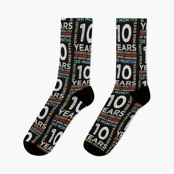 Item preview, Funny Kids 10th Birthday 10 Years Old Vintage Retro 120 Months Boys And Girls designed and sold by pedrored369.