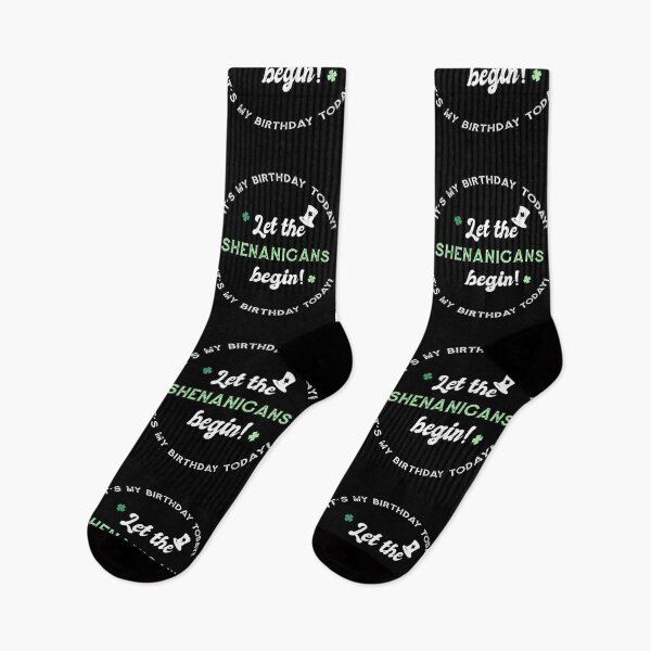 Item preview, Let The Shenanigans Begin Its My Birthday Born Irish design designed and sold by Merchking1.
