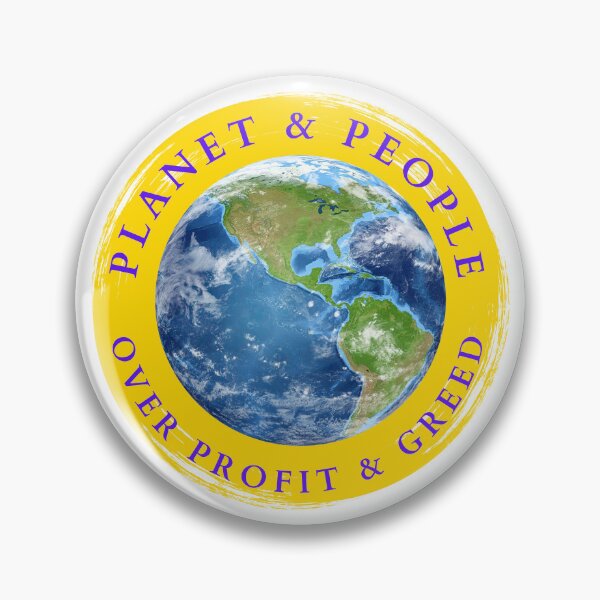 Item preview, Planet and People over Profit and Greed designed and sold by CaramelSauce.