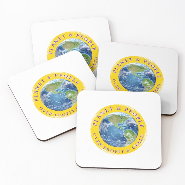 Item preview, Planet and People over Profit and Greed designed and sold by CaramelSauce.
