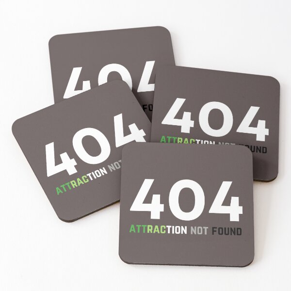 Item preview, 404 Aro Attraction Not Found. Aromantic Pride designed and sold by Subtle Pride Shop.