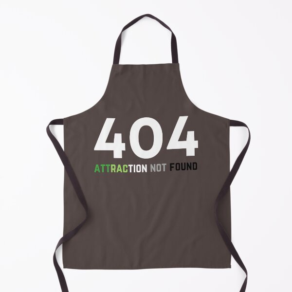 Item preview, 404 Aro Attraction Not Found. Aromantic Pride designed and sold by Subtle Pride Shop.