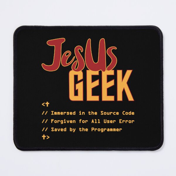 Item preview, Jesus Geek (Yellow Text) designed and sold by GatorDesign.