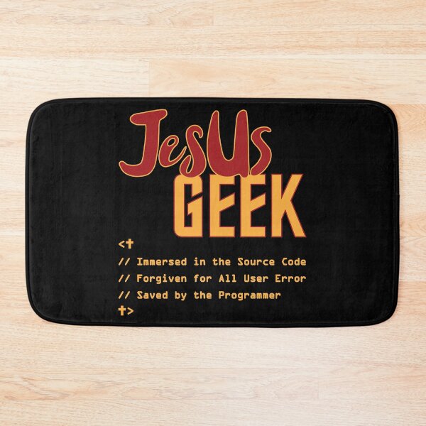 Item preview, Jesus Geek (Yellow Text) designed and sold by GatorDesign.