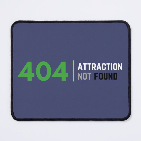 Item preview, 404 Aro Attraction Not Found. Aromantic Pride designed and sold by Subtle Pride Shop.