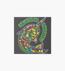 Lámina de exposición Narwhal cree en ti