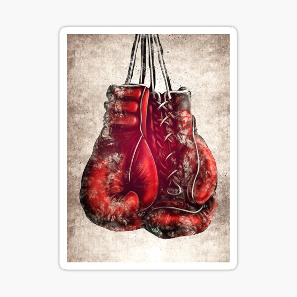 "Boxing Gloves" Sticker by AshtynElliana Redbubble