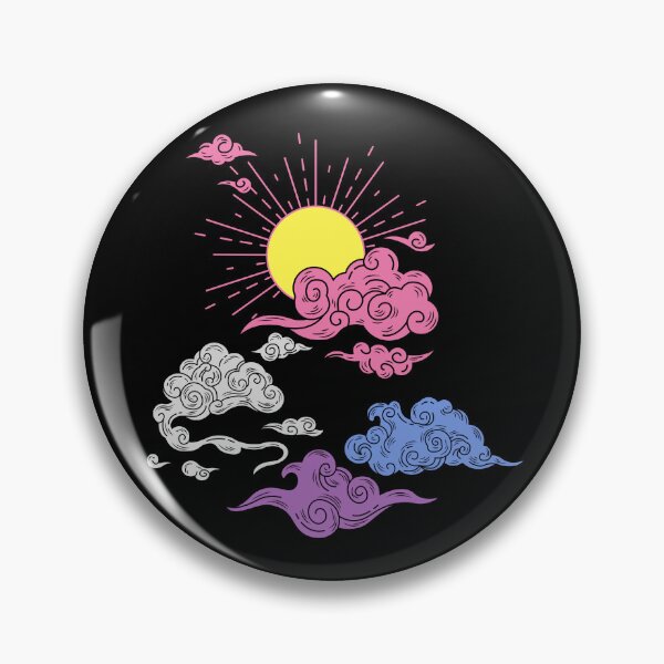 Item preview, Sun and Clouds. Bigender Pride designed and sold by Subtle Pride Shop.