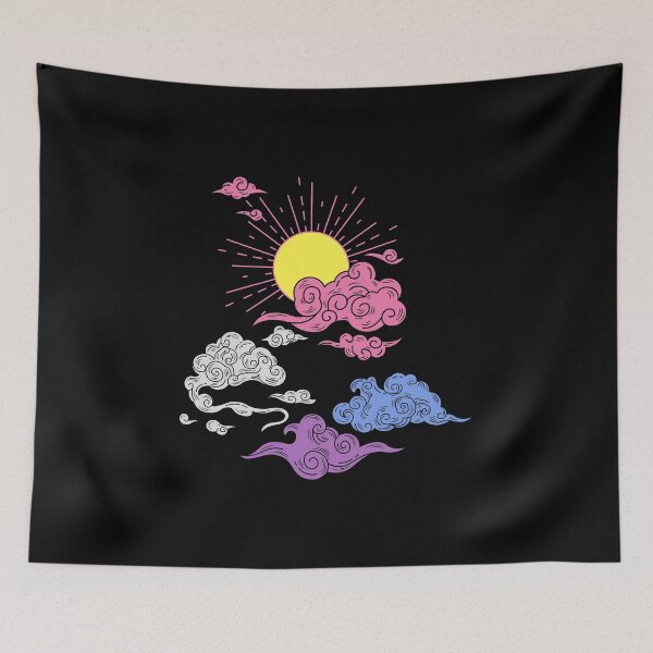 Item preview, Sun and Clouds. Bigender Pride designed and sold by Subtle Pride Shop.