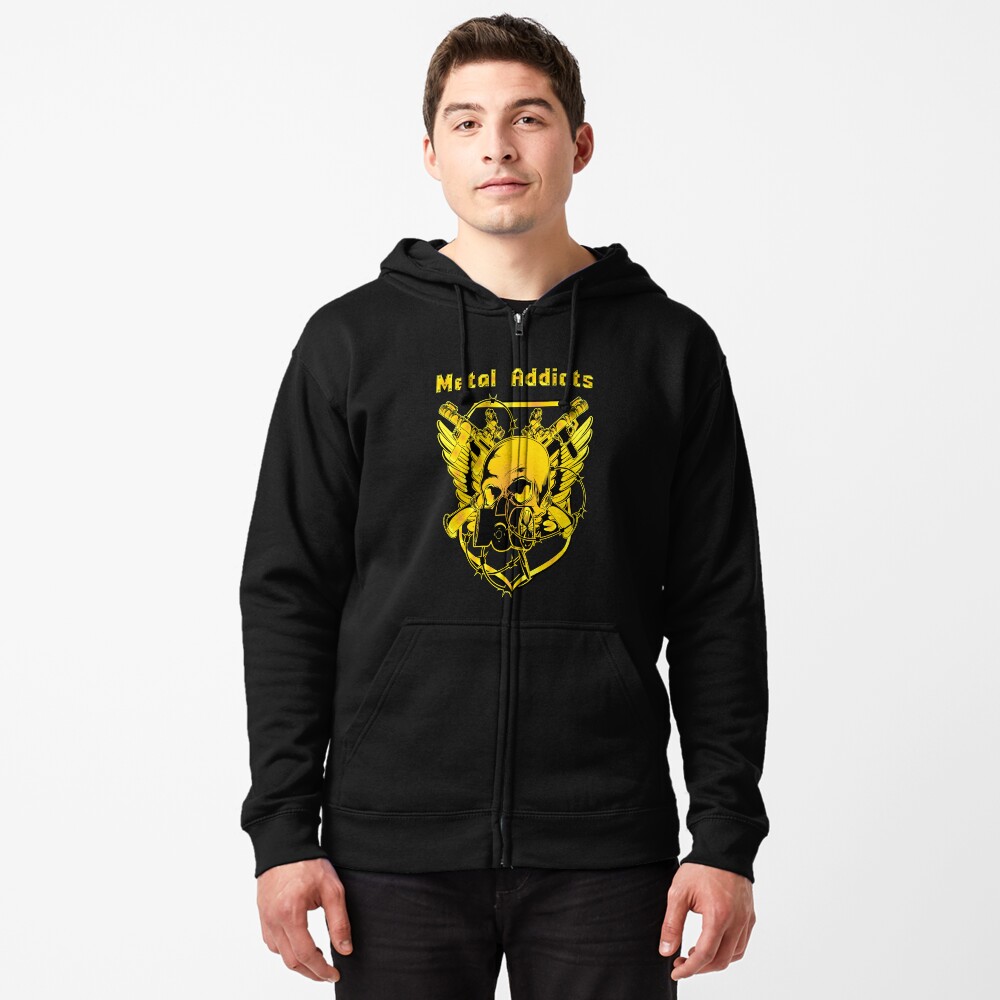 Item preview, Zipped Hoodie designed and sold by metaladdicts.