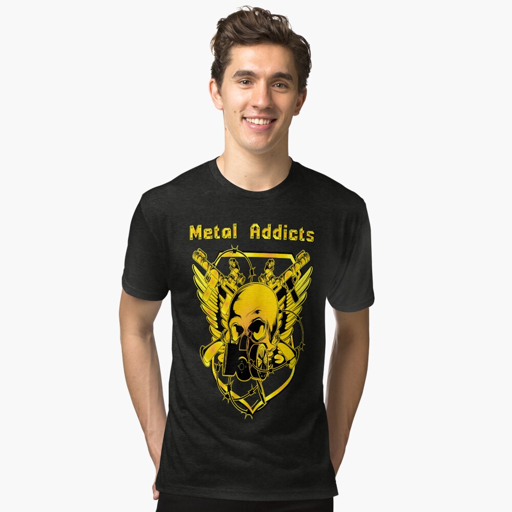 Item preview, Tri-blend T-Shirt designed and sold by metaladdicts.