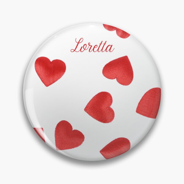 Item preview, Loretta Red Hearts Design designed and sold by debmund.