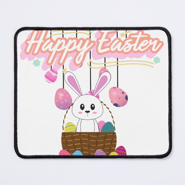 Item preview, funny pink rabbit easter , happy easter day  designed and sold by AnimeBrandStore.