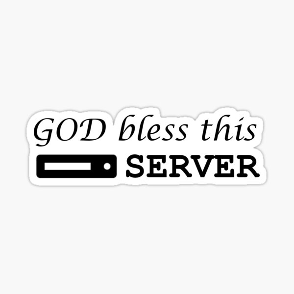 Item preview, GOD bless this server designed and sold by yourgeekside.
