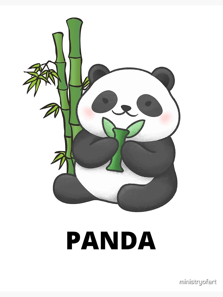 Premium Vector | Panda sitting love cute creative kawaii cartoon mascot logo