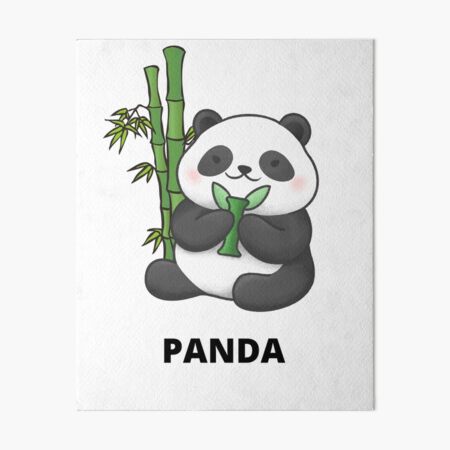 Kawaii Panda | Art Board Print