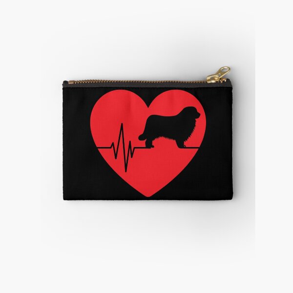 Item preview, newfoundland dog silhouette for women heart gifts designed and sold by alaechamlal.