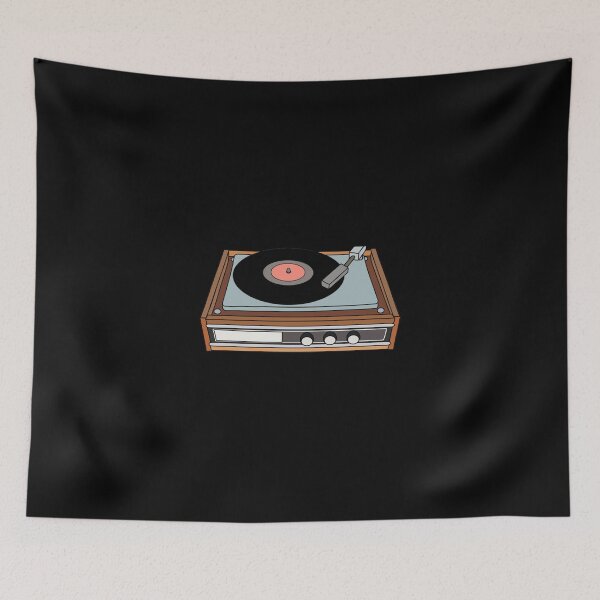 Item preview, Classic Vinyl Record Player Sticker designed and sold by rikazr6sr1.