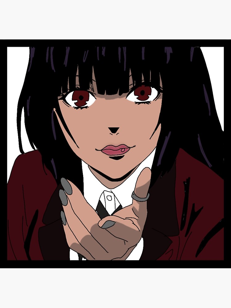 Kakegurui - Yumeko Jabami cards anime Greeting Card for Sale by