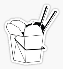 Chinesische Takeout-Box Sticker