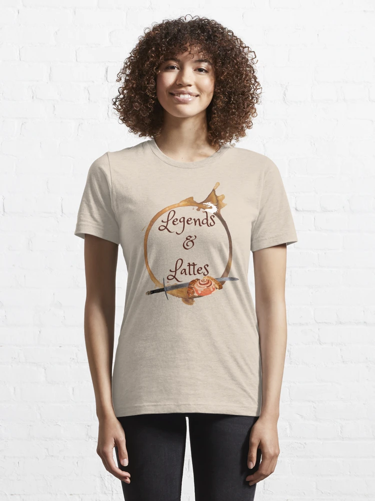 Legends and Lattes Essential T-Shirt for Sale by InkThinkArt