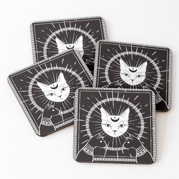 Item preview, Cat Hippie Vintage Gift designed and sold by RobeLan.