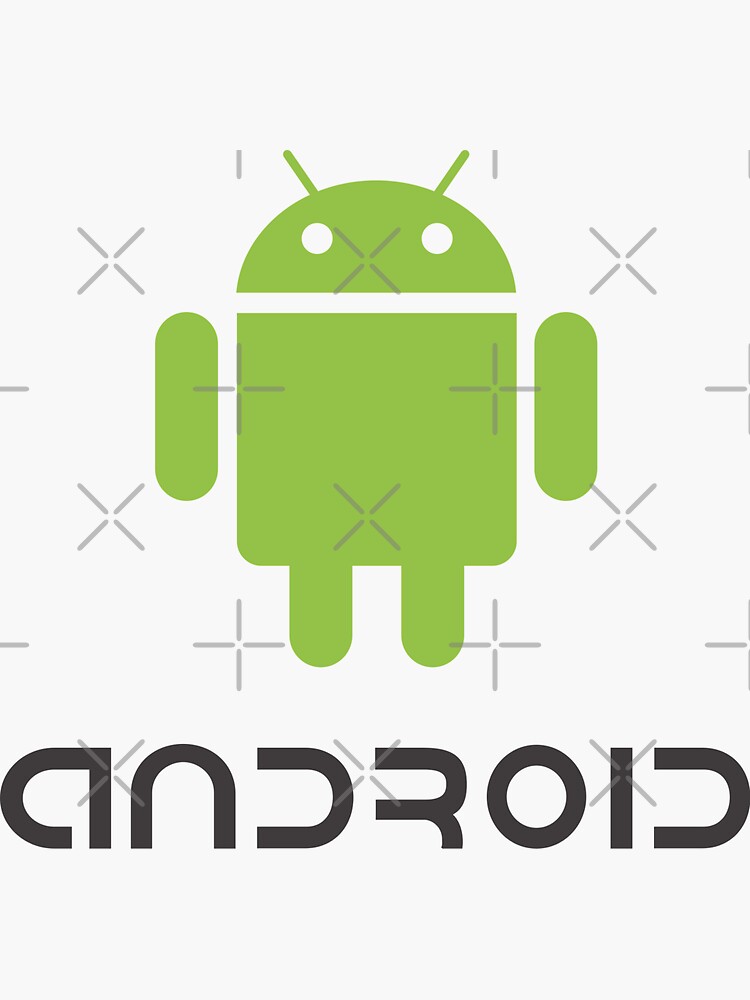 Thumbnail 3 of 3, Sticker, android classic logo designed and sold by yourgeekside.