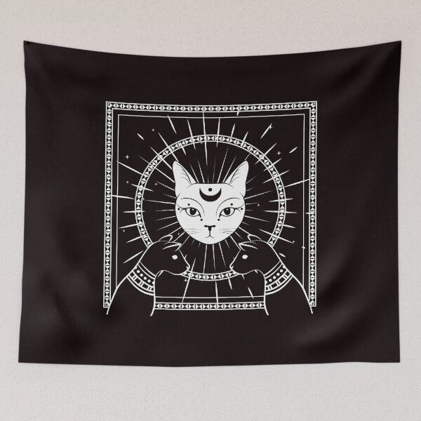 Item preview, Cat Hippie Vintage Gift designed and sold by RobeLan.