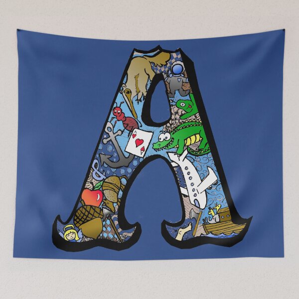 Item preview, Doodle Letter A designed and sold by missmann.
