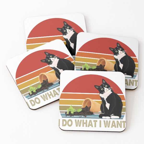 Item preview, Funny Black Cat Do What I Want designed and sold by RobeLan.