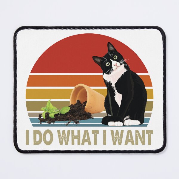 Item preview, Funny Black Cat Do What I Want designed and sold by RobeLan.