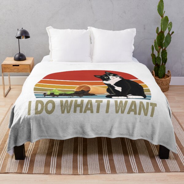 Item preview, Funny Black Cat Do What I Want designed and sold by RobeLan.