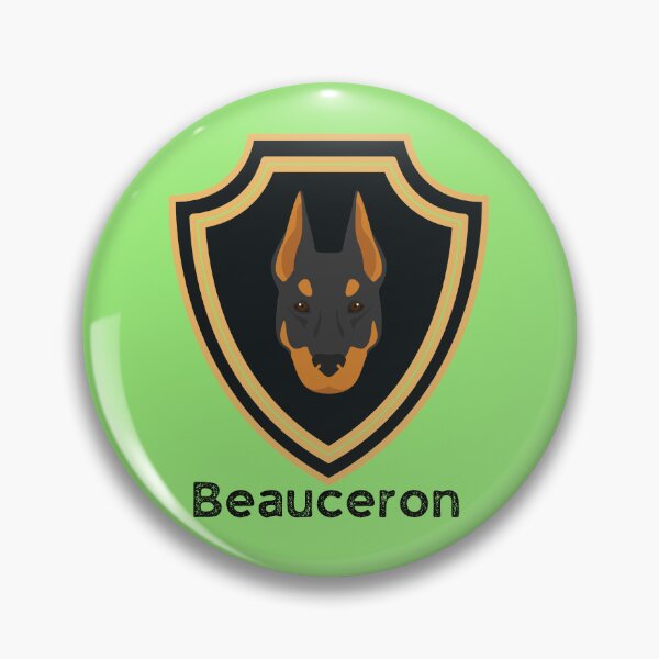 Item preview, Beauceron badge  designed and sold by KoopTroop ⭐⭐⭐⭐⭐.