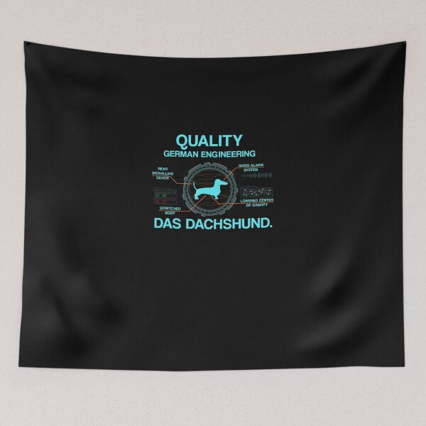 Item preview, Quality German Engineering  Das Dachshund Essential T-Shirt designed and sold by NinoHardt.