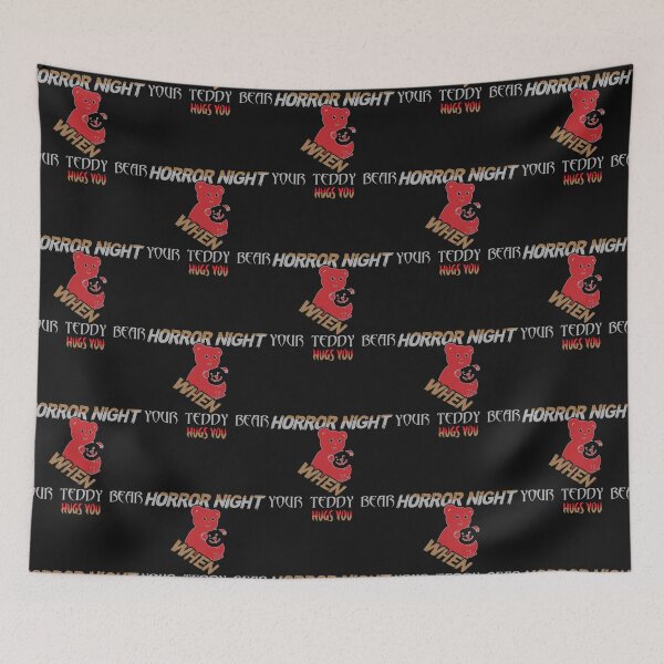 Item preview, Teddy Bear hugs in horror night  Essential T-Shirt designed and sold by JuttaMiller.