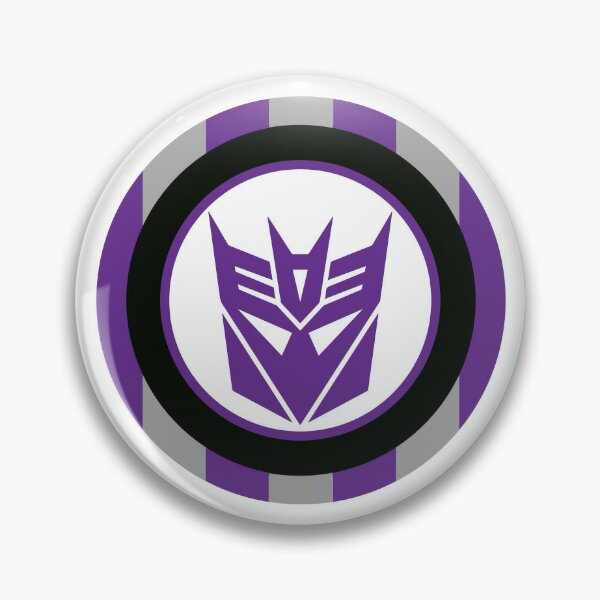 NEW Universal Studios Hasbro Transformers Decepticon Shield LED Logo Trading Pin 