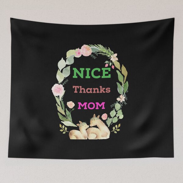 Item preview, nice thanks for mom: nice shirt thanks designed and sold by Happy store ⭐⭐⭐⭐⭐.
