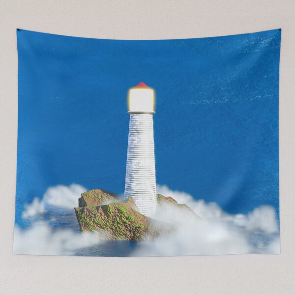 Artikelvorschau, Leuchtturm am blauen Ozean entworfen und verkauft von bradm50.