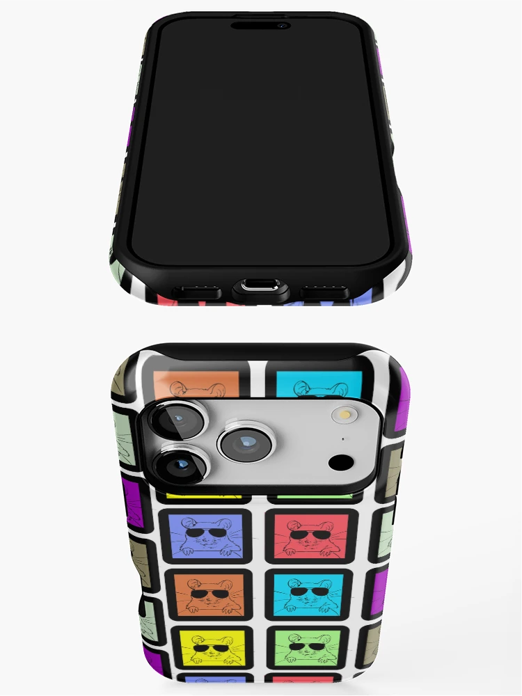 Thumbnail 3 of 4, iPhone Case, Retro Rats designed and sold by Only4sometimes.
