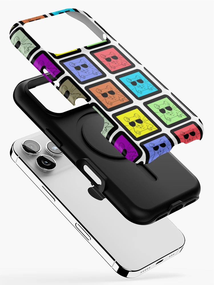 Thumbnail 2 of 4, iPhone Case, Retro Rats designed and sold by Only4sometimes.
