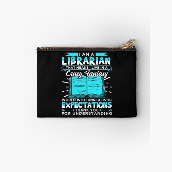 Item preview, I Am A Librarian I Live In A Crazy Fantasy World designed and sold by Cary Nitzsche.