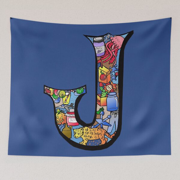 Item preview, Doodle Letter J designed and sold by missmann.