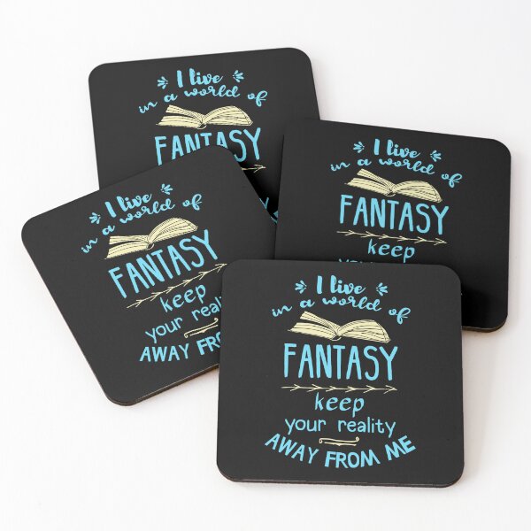 Item preview, I live in a world of FANTASY... KEEP YOUR REALITY AWAY FROM ME book designed and sold by Cary Nitzsche.