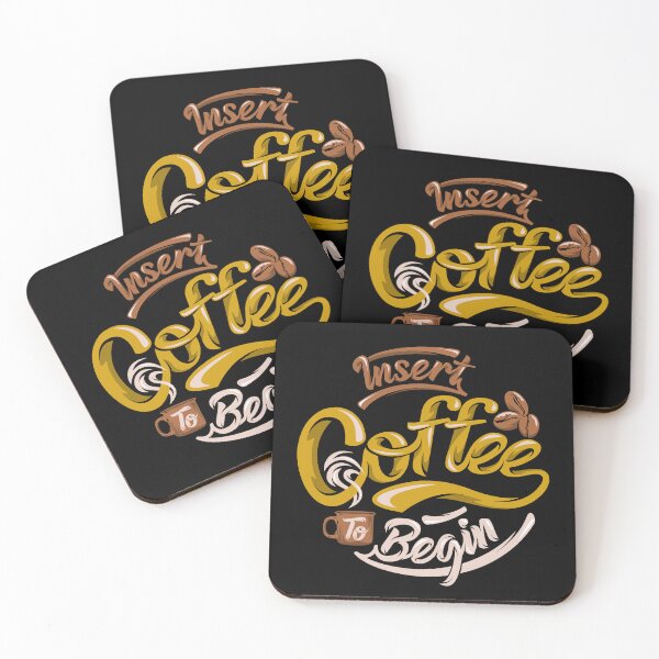 Item preview, Insert Coffee To Begin Caffeine Funny Gift Mocha designed and sold by asvpdiamond.