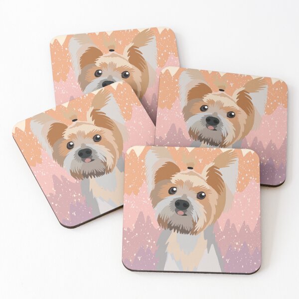 Item preview, Cute Yorkie Print designed and sold by pawprintsbysher.